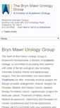 Mobile Screenshot of brynmawrurology.com
